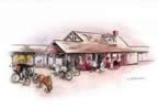Railroad Station, Oyster Bay, NY (53kb)